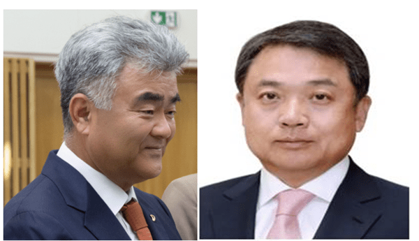 정원주 대우건설 회장-정진행 대우건설 신임 부회장