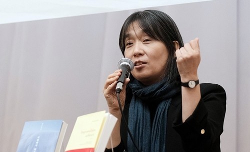 한국인 최초로 노벨문학상을 수상한 한강 작가. (제공=연합)