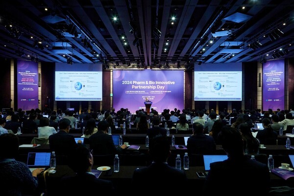 서울 중구 웨스틴조선 호텔에서 열린 ‘KPBMA 오픈 이노베이션 플라자’ 행사 모습. [제공=한국제약바이오협회]