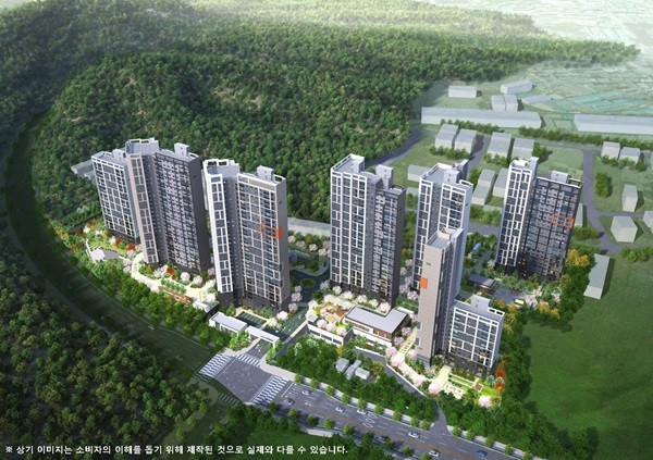 덕계역 한신더휴 포레스트 조감도[사진=한신공영]