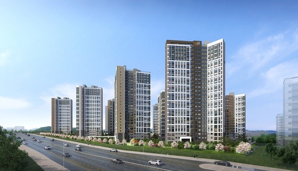 오산세교 우미린 센트럴시티 투시도[사진=우미건설]