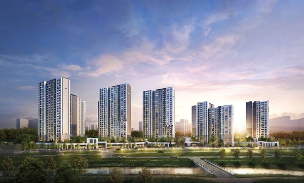 e편한세상 내포 퍼스트드림투시도 [사진=DL이앤씨]