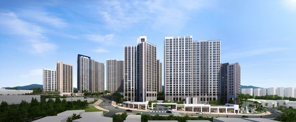 파주 문산역 3차 동문 디 이스트 센트럴 투시도 [사진=동문건설]