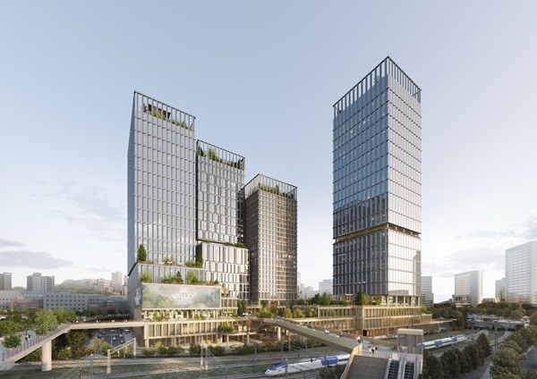 서울역북부역세권 복합단지[사진=한화 건설부문]