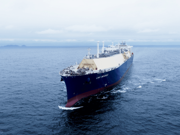 중국 후동중화조선이 건조한 LNG선 [제공=후동중화조선]