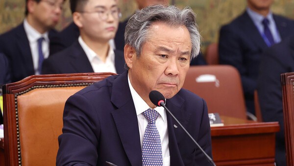 국감 출석한 이기흥 대한체육회장 [제공=연합]