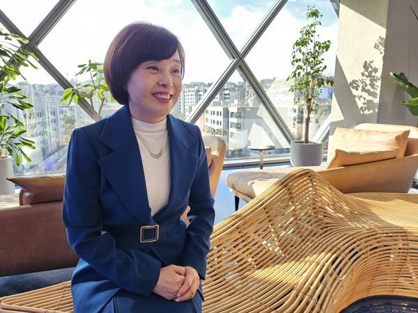 송미정 하나증권 Club1한남WM센터 영업상무가 EBN과 인터뷰를 하고 있다. ⓒEBN