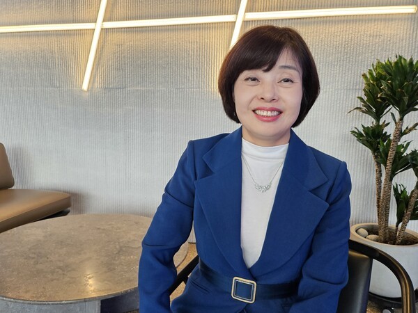 송미정 하나증권 Club1한남WM센터 영업상무가 EBN과 인터뷰를 하고 있다. ⓒEBN