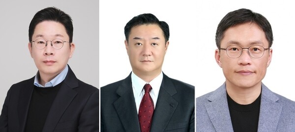 (사진 왼쪽부터)김윤태, 남주영, 박규성 삼성SDI 부사장. [제공=삼성SDI]