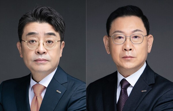 (왼쪽부터)김시한 호반건설 상무·호반산업 김용일 전무.@호반그룹