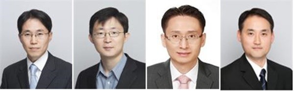 (왼쪽부터) 신임 부원장보로 임명된 이종오(디지털·IT), 한구(중소금융), 박지선(소비자보호), 김성욱(민생금융) 부원장보. [제공=금융감독원]