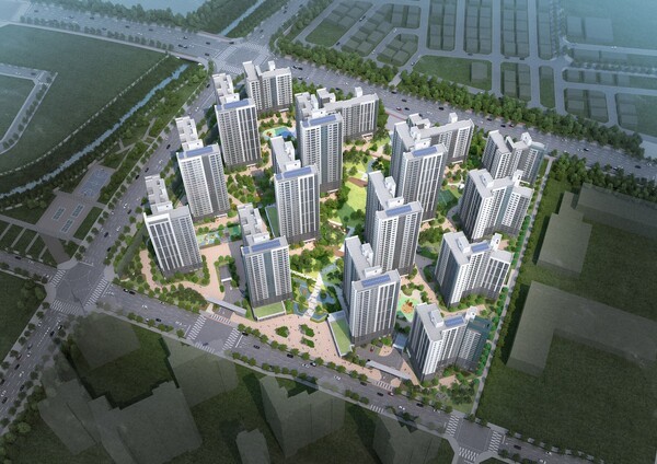 탕정 푸르지오 센터파크 조감도[사진=대우건설]