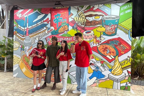 농심 인도네시아 신세이셔널 데이 행사 모습. [제공=농심]