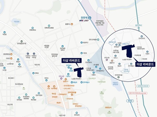 더샵라비온드 위치도.