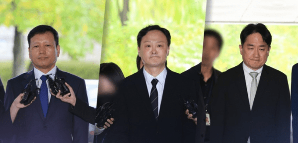 구영배 큐텐 대표(왼쪽부터), 류광진 티몬 대표, 류화현 위메프 대표. [제공=연합]