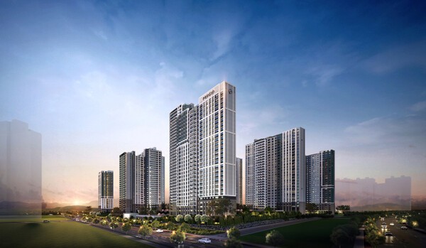 브레인시티푸르지오 야경 투시도[사진=대우건설]