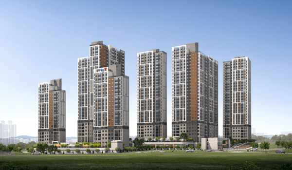 천안 두정역 양우내안애 퍼스트로 투시도[사진=양우건설]