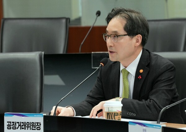 제14회 소비자정책위원회에서 한기정 공정거래위원장이 발언하고 있다. 공정위