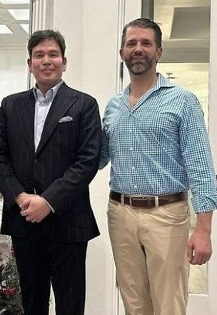 정용진 회장과 트럼프 주니어. [제공=정용진 회장 인스타그램]