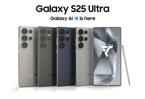 삼성전자 갤럭시 S25 울트라 렌더링 이미지[출처=테크니조컨셉]