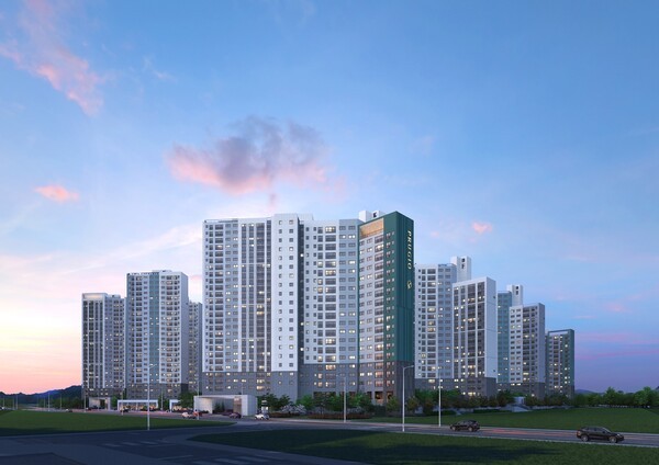 탕정 푸르지오 센터파크  석경 투시도 [사진=대우건설]