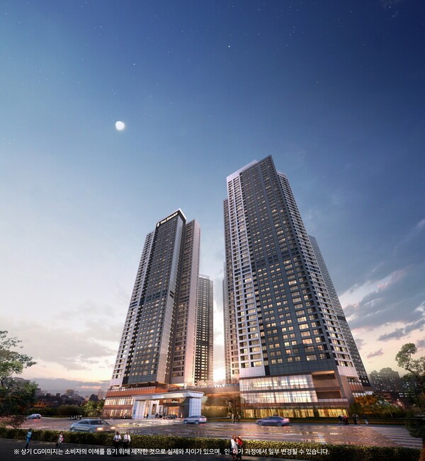 더샵 퍼스트월드 서울 부감도[사진=포스코이앤씨]