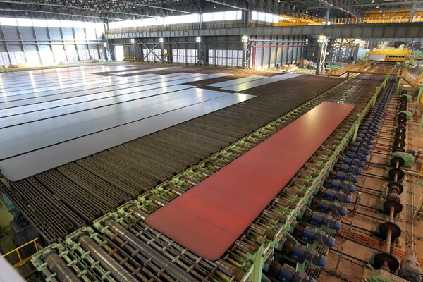 현대제철 당진제철소에서 생산된 후판(현대제철)