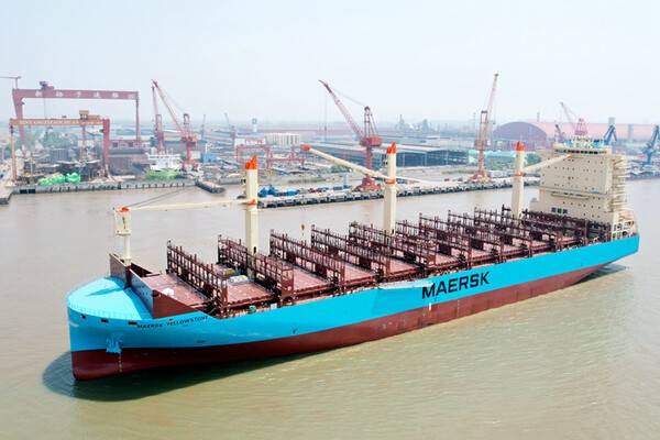 양즈장조선이 건조한 컨테이너선(양즈장조선)