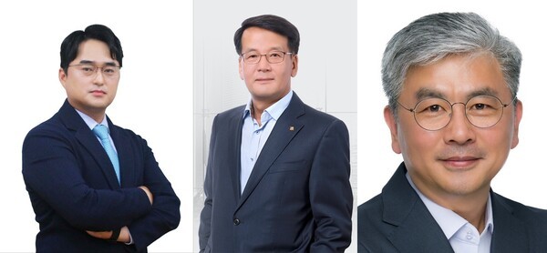 왼쪽부터 이창재 대웅제약 대표, 김형기 셀트리온 대표, 성무제 에스티팜 대표. [제공=각사]