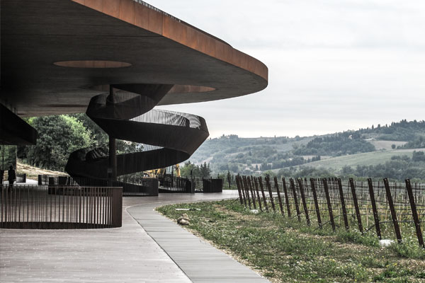 산타 크리스티나 와이너리 전경. 산타 크리스티나 와이너리