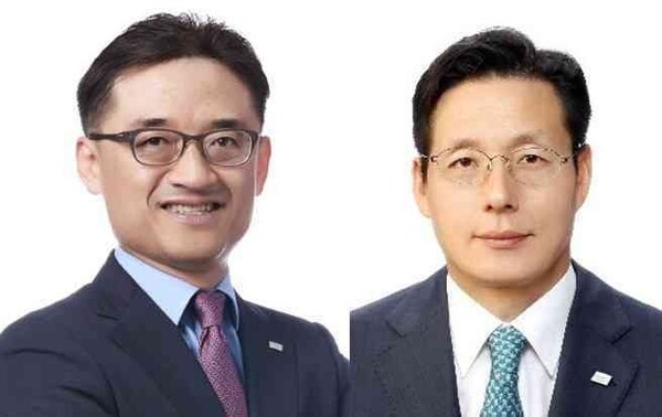 김미섭(왼쪽)·허선호 미래에셋증권 대표이사. [제공=미래에셋증권]