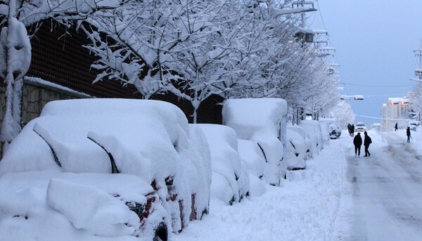 폭설이 내린 서울시내 [제공=연합]