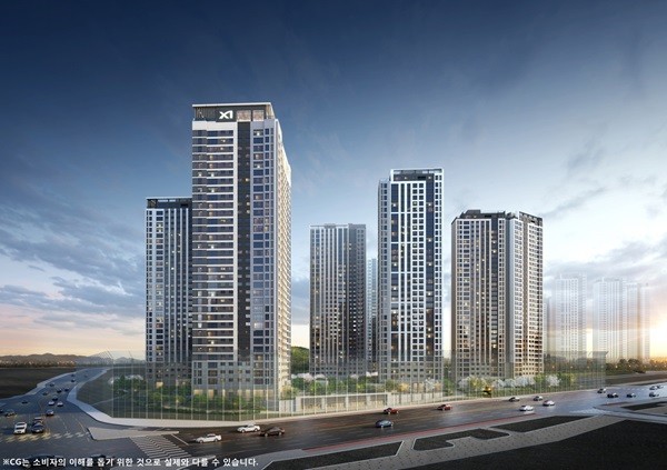 아산탕정자이 퍼스트시티 투시도[사진=포스코이앤씨]