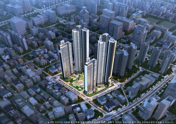 문수로 센트레빌 에듀리체 조감도[사진=동부건설]