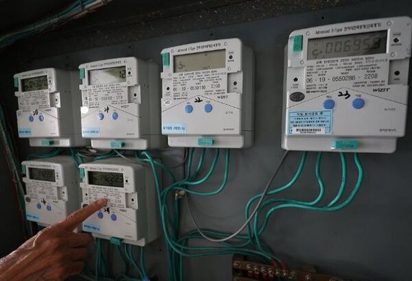 서울 한 빌딩의 전기 계량기 [출처=연합]