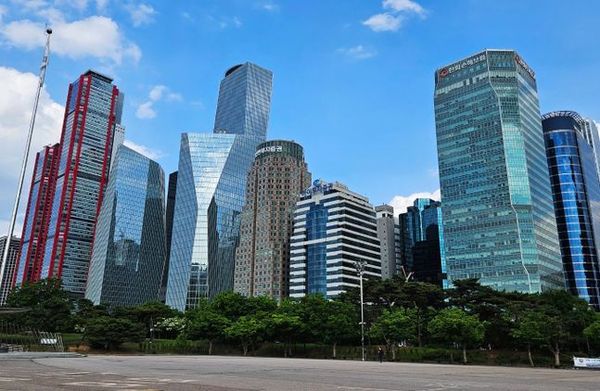 ▶ 여의도 증권가 전경.ⓒEBN