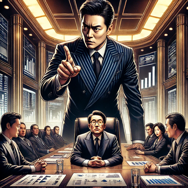 챗GPT가 금융감독원과 금융그룹 수장을 그린 이미지[출처=챗GPT4.0]