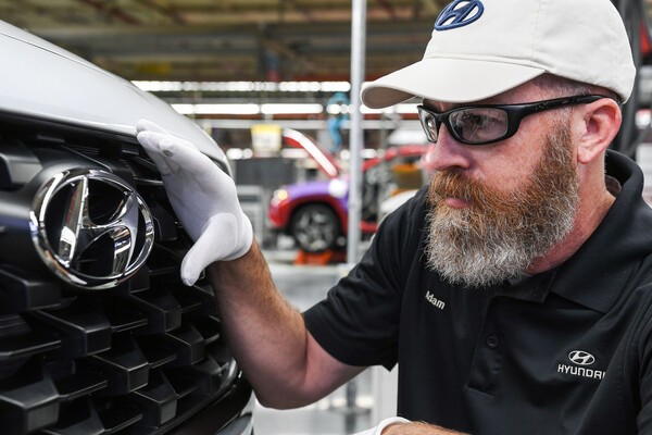 현대차 미국 엘라배마 생산라인 [출처=현대자동차 ]