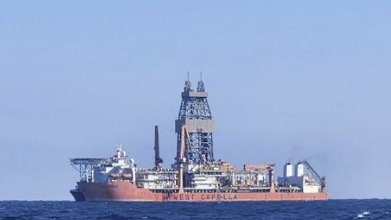 대왕고래 시추 투입된 '웨스트 카펠라'호 [출처=연합뉴스]