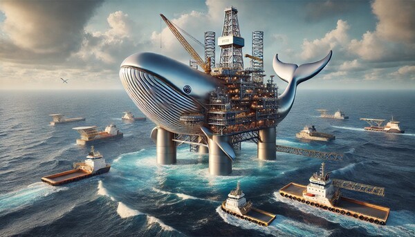 대왕고래 가스프로젝트 [출처= 챗GPT AI 그래픽]