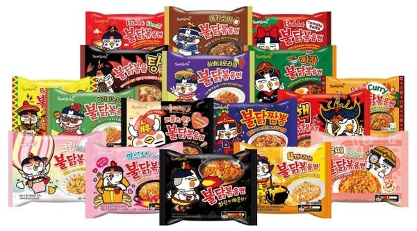불닭볶음면 시리즈. [출처=삼양식품]
