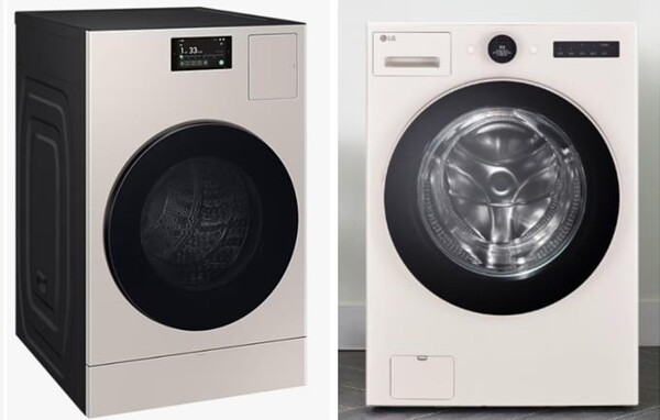 삼성전자와 LG전자의 일체형(올인원) 세탁건조기. [출처=연합]
