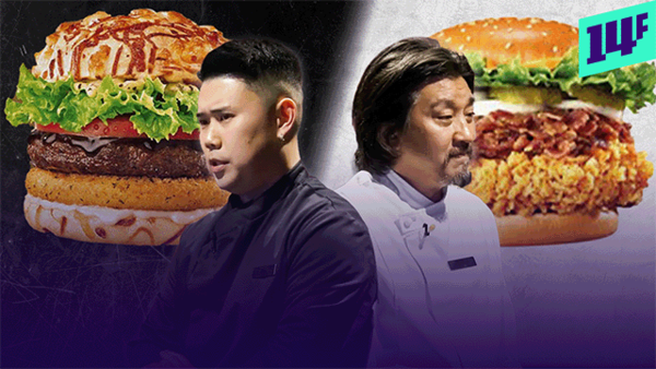 ‘나폴리 맛피아’ 권성준 셰프와 에드워드 리 셰프가 콜라보 햄버거로 다시 맞붙었다. [출처=유튜브 캡처]