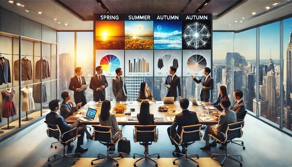 이상 기후로 인해 유통업계가 입는 실적 피해가 계속 커지면서 신세계, 롯데, 현대백화점 등 국내 주요 백화점들이 카테고리별 상품 판매 전략까지 바꾸고 나섰다. [출처=EBN AI 그래픽 DB]