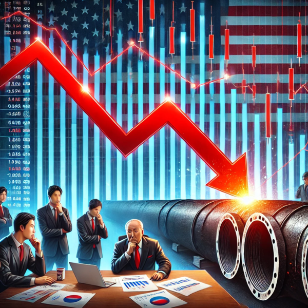 한국신용평가는 12일 미국의 철강·알루미늄 제품에 대한 25% 관세 부과 계획에 대해 우려된다는 입장을 보였다. [출처=EBN AI 그래픽 ]