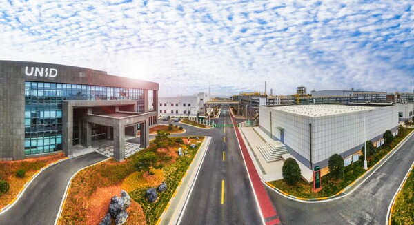 유니드 중국 호북성 이창 공장 전경. [출처=유니드]