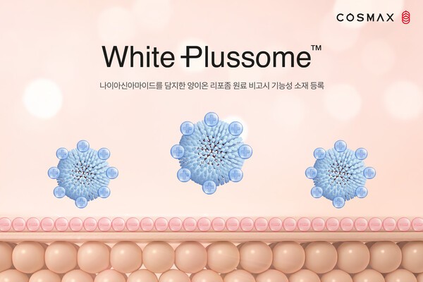 코스맥스가 최근 식품의약품안전처로부터 미백 기능성 원료 '화이트 플러스좀(White Plussome™)'에 대한 신규 비고시 주성분 허가를 획득했다. [출처=코스맥스]