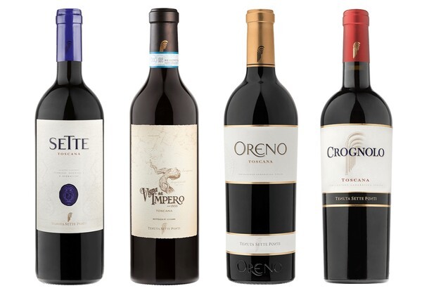 테누타 세테 퐁티 세테, 비냐 델 임페로, 오레노, 크로놀료. [출처=하이트진로]