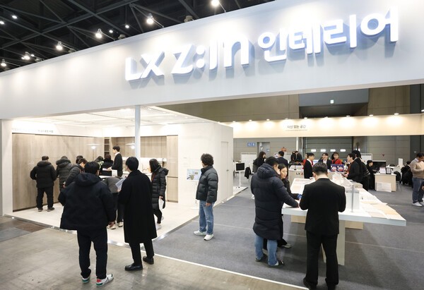 LX하우시스의 2025 코리아빌드위크 부스 [출처=LX하우시스]