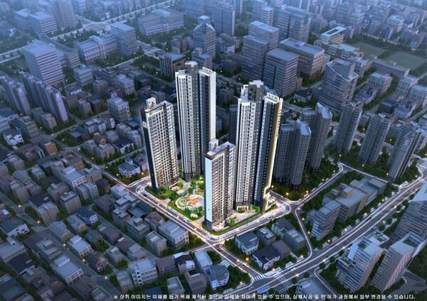 문수로 센트레빌 에듀리체 조감도[출처= 동부건설]